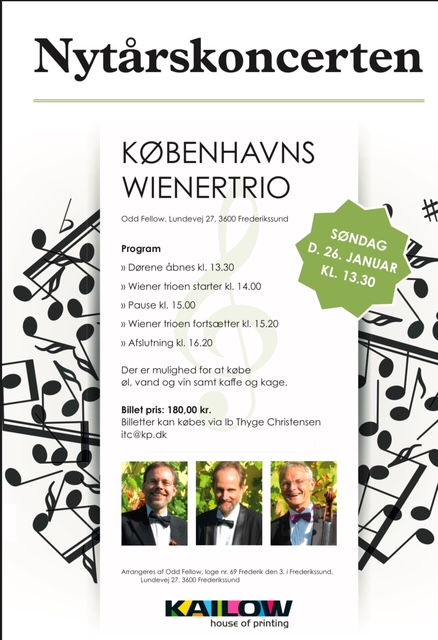 Nytårskoncert søndag den 26.01.2025